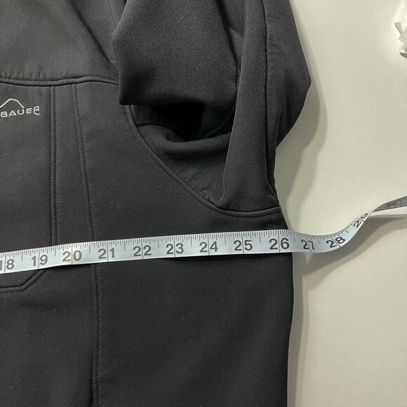 Eddie Bauer Men Soft Shell Jacket Full Zip Sz XL Black Weather Resistant Hiking - Picture 11 of 12